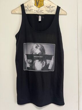 Black #FreeBritney Graphic Tank Top